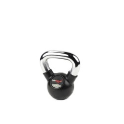 Rubber Kettlebell | Chromed handle