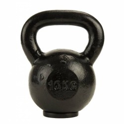 Lifemaxx Cast iron kettlebell Rubberen voet