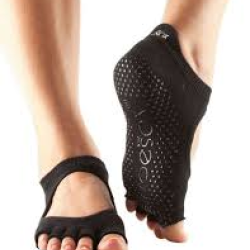 Toesox Bellarina sokken zonder tenen | Zwart S/M/L