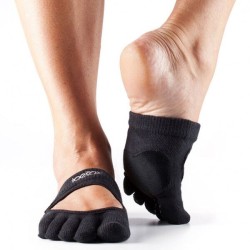 ToeSox Dans Sokken met Tenen Releve | Zwart S/M/L
