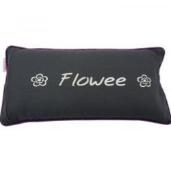 Flowee Spijkermat Kussen – Grijs-Wit