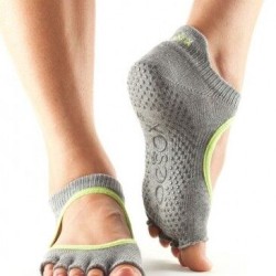 ToeSox Bellarina Zonder Tenen In Heather/Lime XS/S/M/L