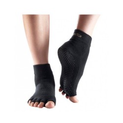 Sokken zonder Tenen Toesox Zwart XS/S/M/L