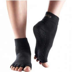 Sokken zonder Tenen Toesox Zwart XS/S/M/L