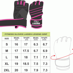 Fitness Handschoenen dames Legend Grip Roze