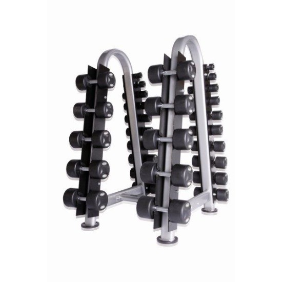 Vertical Dumbbellrack for fixed dumbbells