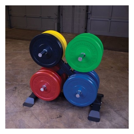 Body-Solid Chicago Extreme Gekleurde Olympische Bumper Plates OBPXCK5 kg Zwart