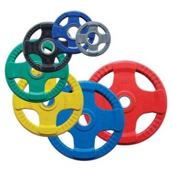 Body-Solid Gekleurde Rubberen Olympische Halterschijven