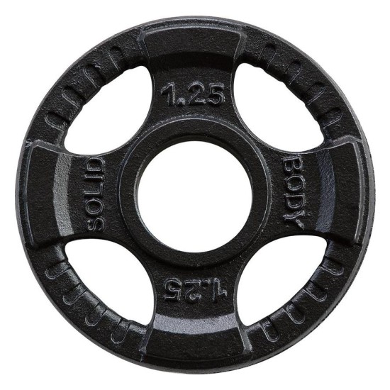 Body-Solid Olympische gietijzeren halterschijven 50 mm OPTK1.25 KG