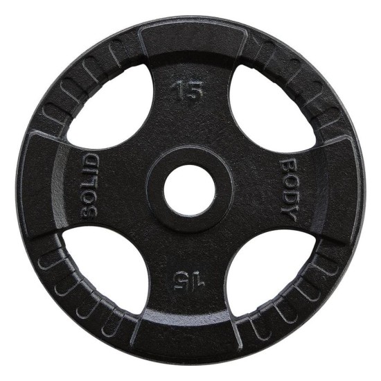 Body-Solid Olympische gietijzeren halterschijven 50 mm OPTK1.25 KG