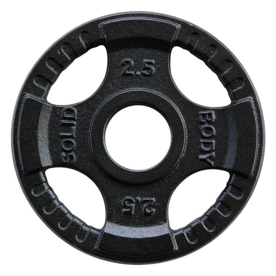 Body-Solid Olympische gietijzeren halterschijven 50 mm OPTK1.25 KG