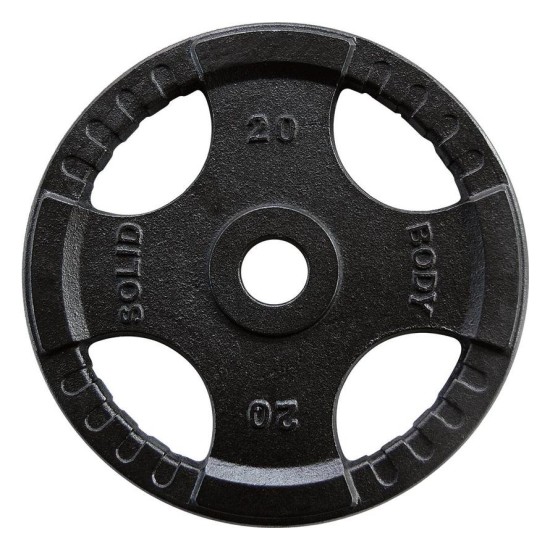 Body-Solid Olympische gietijzeren halterschijven 50 mm OPTK1.25 KG