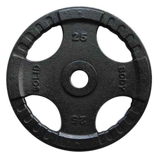 Body-Solid Olympische gietijzeren halterschijven 50 mm OPTK1.25 KG