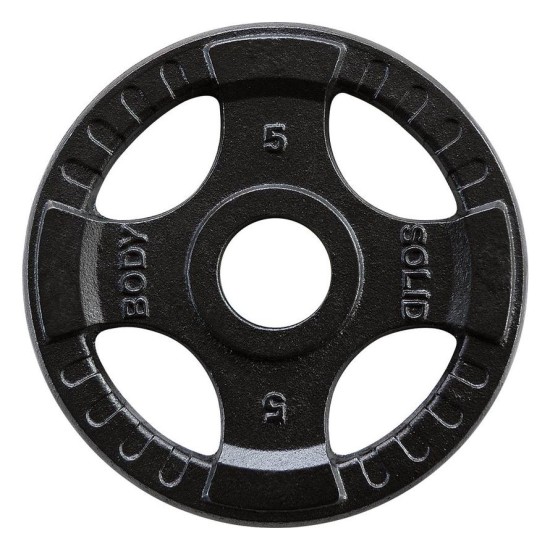Body-Solid Olympische gietijzeren halterschijven 50 mm OPTK1.25 KG