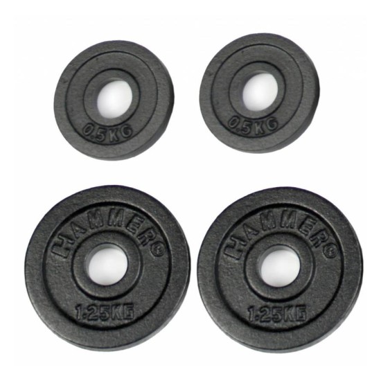 Hammer Halterschijven Gietijzer 0,5 t/m 20 kg