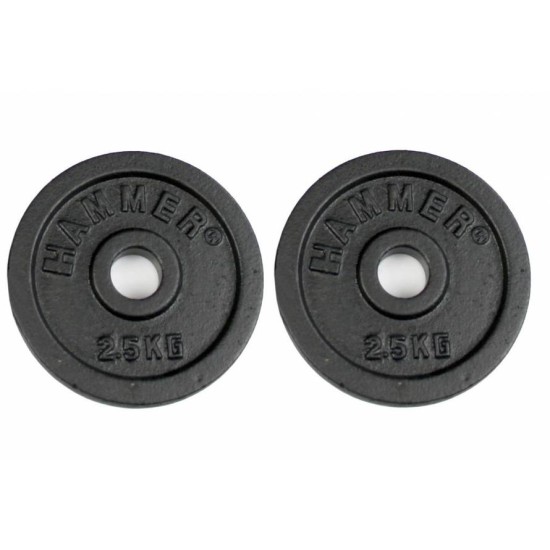 Hammer Halterschijven Gietijzer 0,5 t/m 20 kg