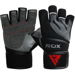 RDX Sports L4 Deepoq Nappa Leren Fitnesshandschoenen