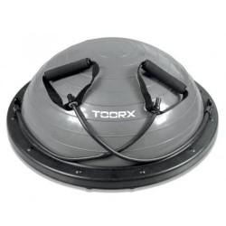 Balanstrainer PRO - Ø 58 cm - Zwart-Grijs met Resistance Tubes en pomp