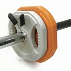 Bodypumpset - 10 kg oranje-grijs Toorx
