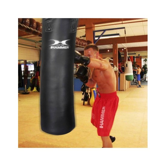 Hammer Bokszak, Kunstleer, Black Kick, 120x35 cm