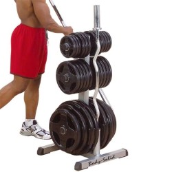 Body-Solid Olympic Plate Tree Bar Holder