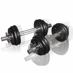 Toorx Dumbbellset 15 kg met Koffer