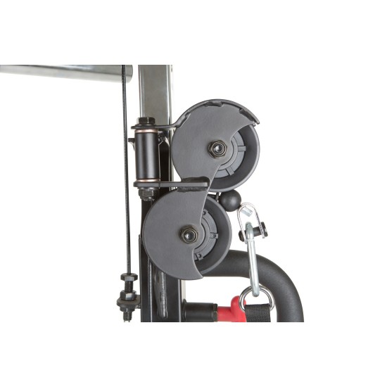 De Inspire SCS Smith Cage System biedt een complete home gym ervaring met dual pulley systeem en zware gewichtstapels. Ideaal voor thuisgebruik.