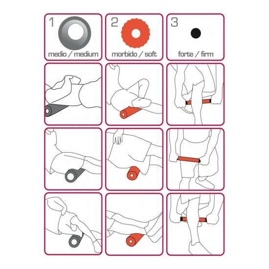 Toorx 3-in-1 Foam Roller