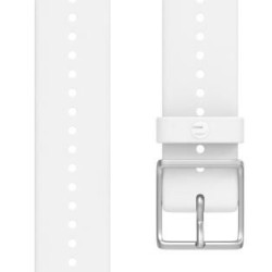 Polar Ignite Siliconen PolsbandWit/zilver - Maat: S/M