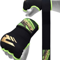 RDX Hosiery Inner Strap - Binnenhandschoenen met polsbandZwart/Groen - Maat: XL