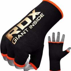 RDX Hosiery Inner - BinnenhandschoenenZwart/Oranje- Maat: XL