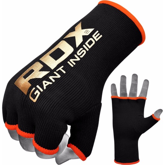 RDX Hosiery Inner - BinnenhandschoenenZwart/Oranje- Maat: XL