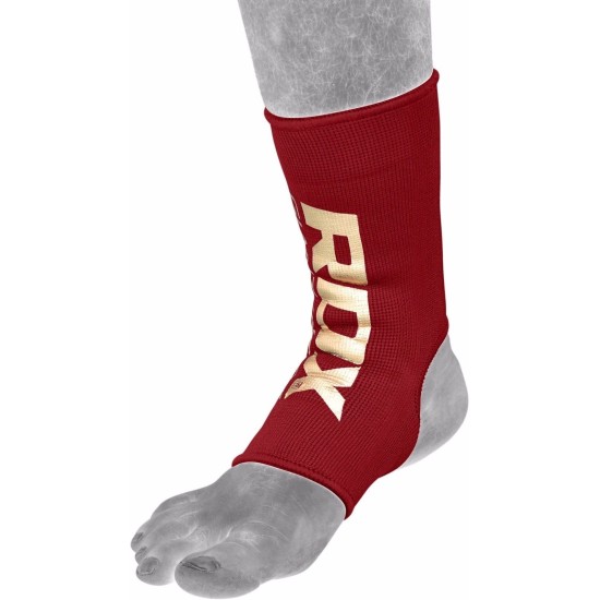 RDX Hosiery Ankle Sleeve - EnkelbeschermerZwart/goud - Maat: L