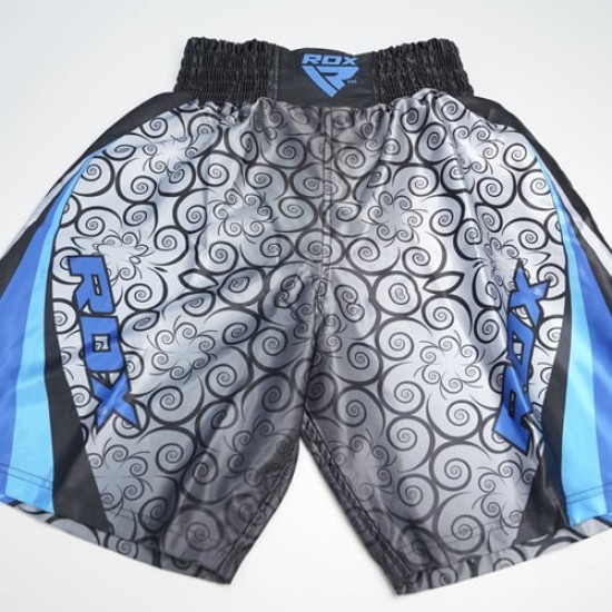 RDX BSS Satin boksbroekjes van 100% performance polyester. Ideaal voor MMA, Muay Thai en Kickboxing. Beschikbaar in blauw en rood.