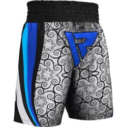 RDX Sports - BSS Boxing Training Shorts Satin R2 - Blauw - 2XL