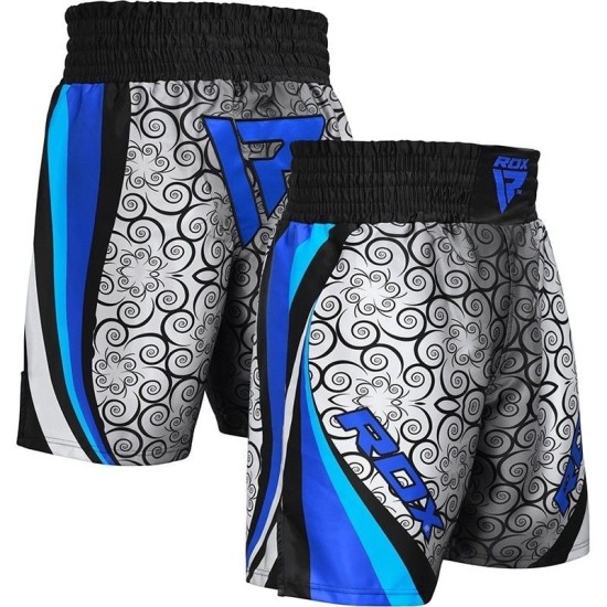 RDX BSS Satin boksbroekjes van 100% performance polyester. Ideaal voor MMA, Muay Thai en Kickboxing. Beschikbaar in blauw en rood.