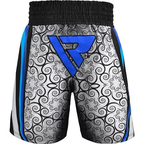 RDX BSS Satin boksbroekjes van 100% performance polyester. Ideaal voor MMA, Muay Thai en Kickboxing. Beschikbaar in blauw en rood.