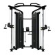 Ontdek de Toorx CSX-B5000 Dual Pulley Functional Trainer met stalen kabels en 2x100 kg gewichten, ideaal voor commercieel gebruik.