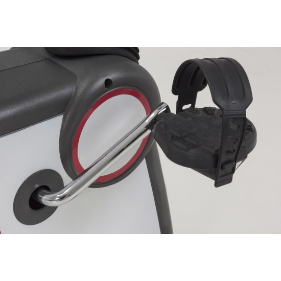 Opvouwbare hometrainer van Toorx met een magnetisch remsysteem, 8 niveaus van weerstand en verstelbare zitting voor optimaal comfort.