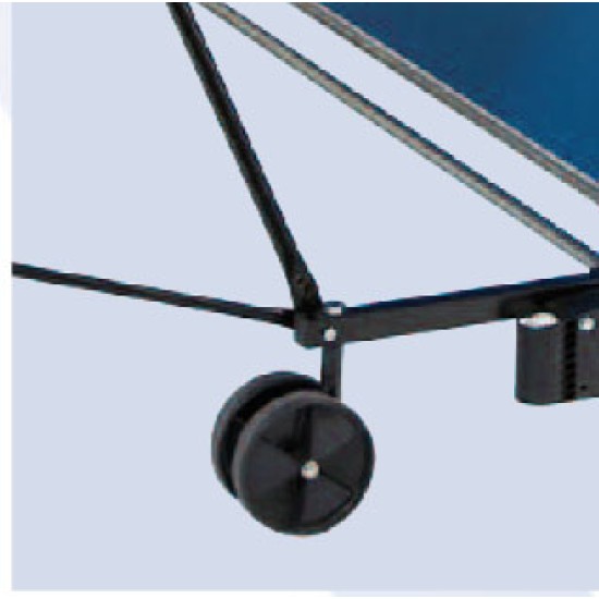 Ontdek de Garlando Progress Outdoor tafeltennistafel in blauw, ideaal voor buitengebruik met goede kwaliteit speelveld. Eenvoudig te vergrendelen en verplaatsen.