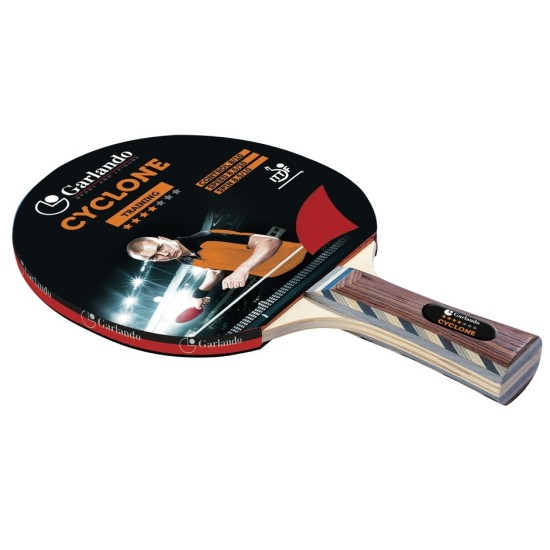 Garlando Cyclone is een 4 star ITTF trainingsbatje, perfect voor intensief gebruik met hoge snelheid en spin.