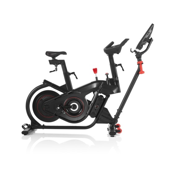 Ervaar ultiem fietsen met de Bowflex VeloCore Bike, inclusief leunmodus en een ingebouwd JRNY lidmaatschap voor persoonlijke training.
