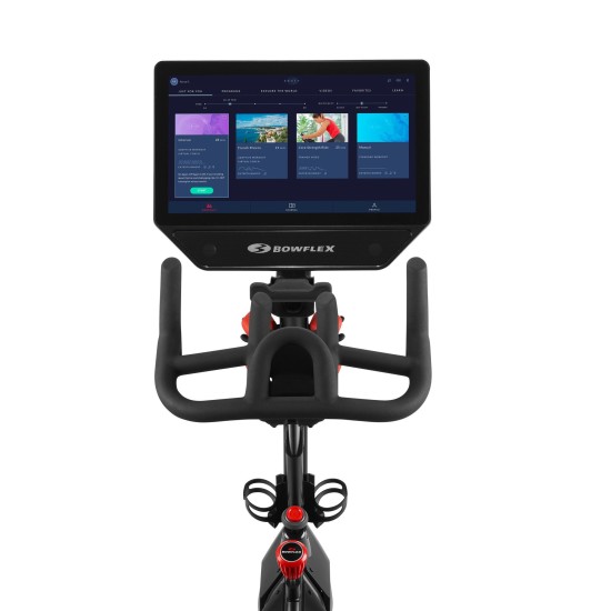 Ervaar ultiem fietsen met de Bowflex VeloCore Bike, inclusief leunmodus en een ingebouwd JRNY lidmaatschap voor persoonlijke training.