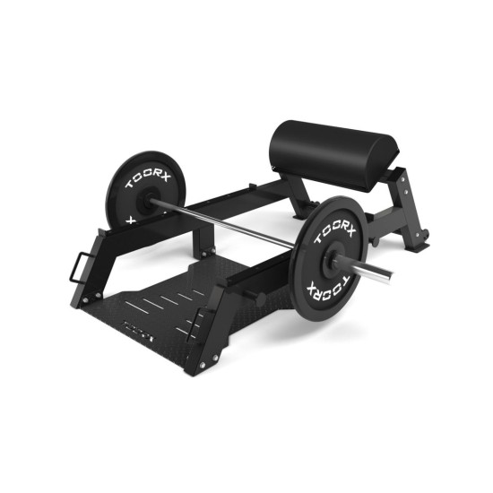 De Toorx WBX-240 Hip Thruster Bank biedt UHMV bescherming, weerstandsband haken en een traanplaat platform. Geschikt voor intensieve trainingen.