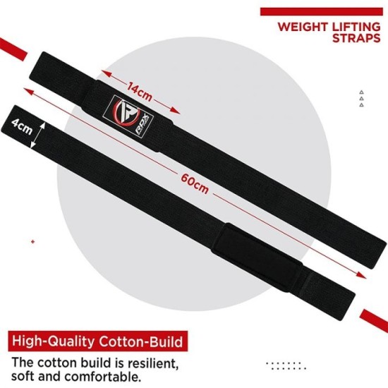 RDX Lifting Straps met Grip Flex™ voor betere grip en comfort. Gemaakt van hoogwaardig katoen en beschikbaar in roze. Perfect voor zware lifts.