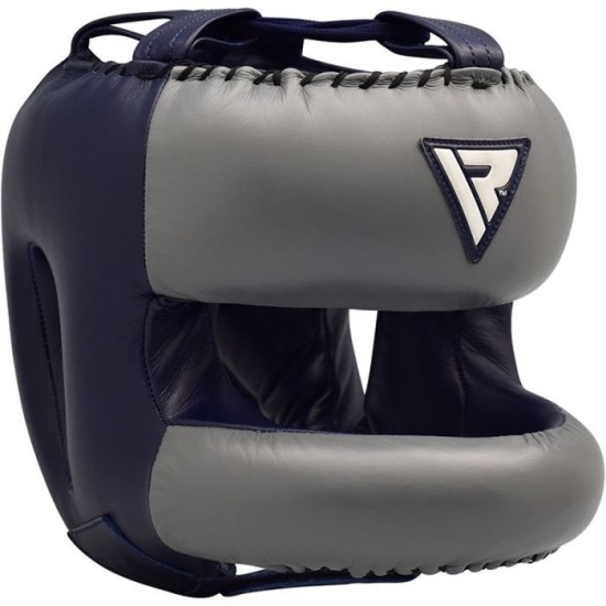 Ontdek de RDX Sports Pro Sparring Bokshelm, uitgevoerd in rundleder met geavanceerde schokabsorptie en een comfortabele pasvorm.