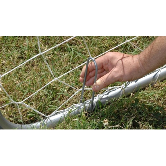 Inklapbare voetbaldoeltjes van Garlando, ideaal voor training en kleine ruimtes, weerbestendig en stevig.