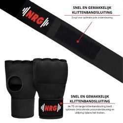 NRG fitness - Gel Binnenhandschoenen met Bandage