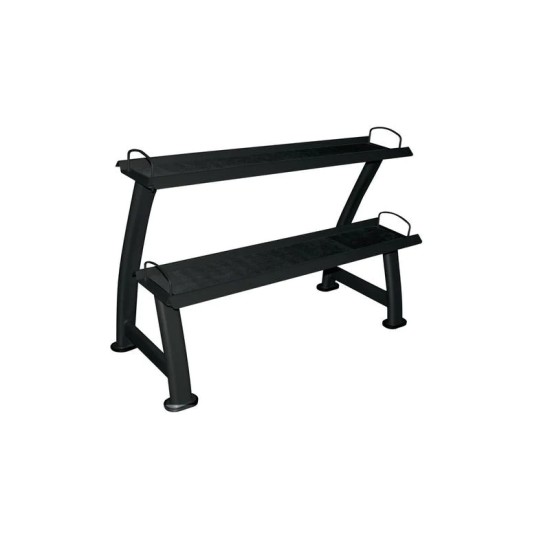 Organiseer je trainingsruimte met het Toorx Rack PRO, geschikt voor kettlebells en medicine ballen met twee lades.