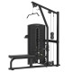 Ontdek de Toorx Professional Lat Pulldown & Seated Row, ideaal voor multifunctioneel gebruik met een stalen gewichtenstapel van 100 kg en ruimtebesparend ontwerp.